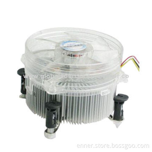Ultra-thin LGA 775, 1155, 1156 CPU Cooler with Aluminum Heat-sink